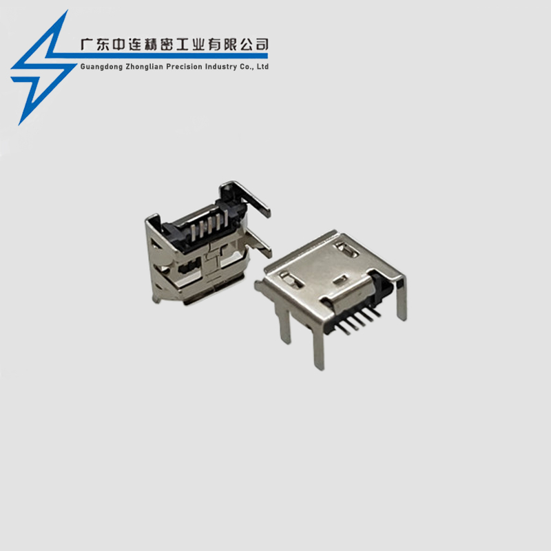 MICRO female four legged plug-in board with rolled edges and extended legs