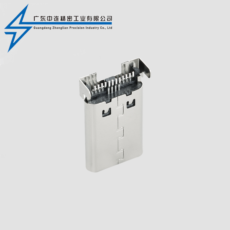 TYPE C Male Head 12P Sink SMT