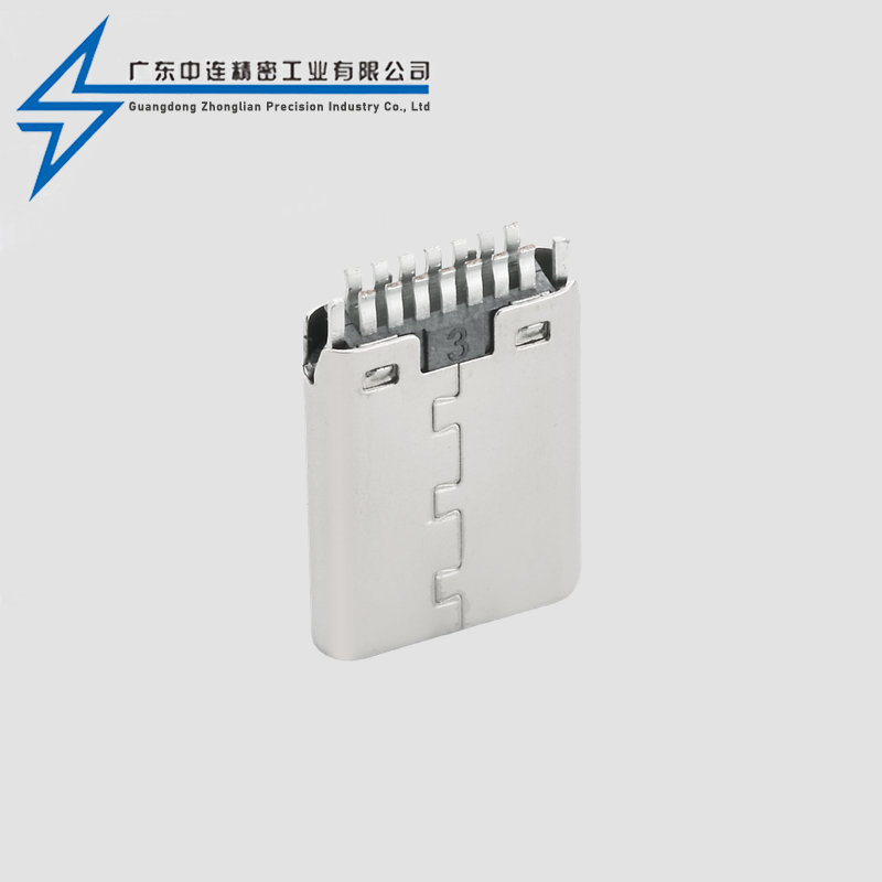 TYPE C male head 14P clamp plate riveting 11.5L