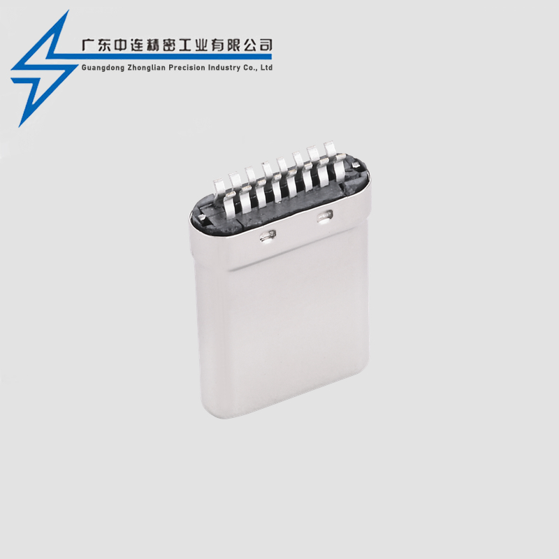 TYPE C Male Head 16P Splint Stretch Sheath Single Head