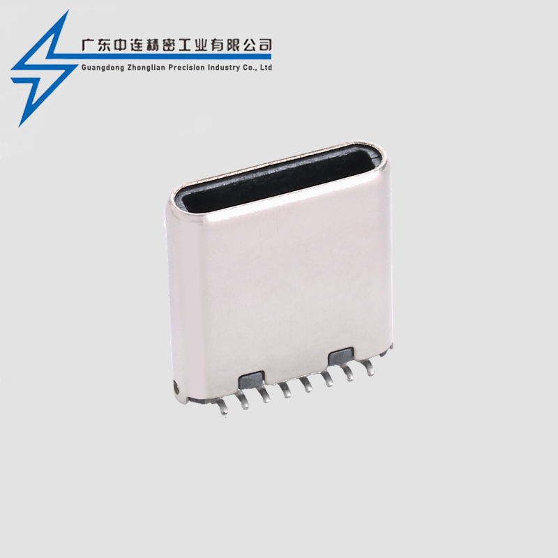TYPE C Male Head 16P Stand up Adhesive 8.65H