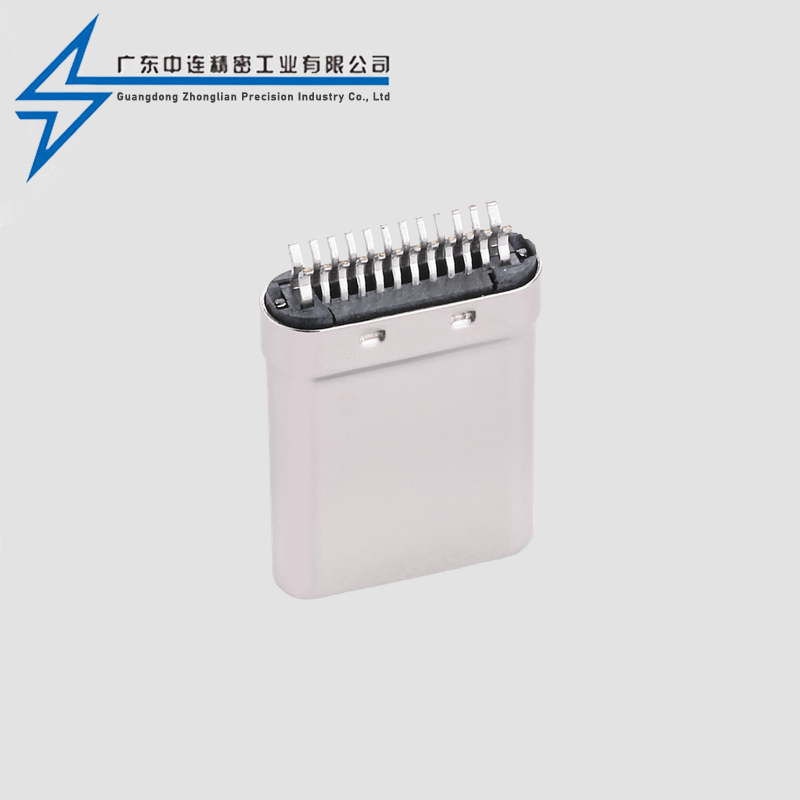 TYPE C Male 24P Clamp Stretch Sheath Single Head