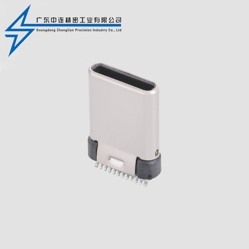 TYPE C Male 24P Clamp Riveted Sheath Single Head
