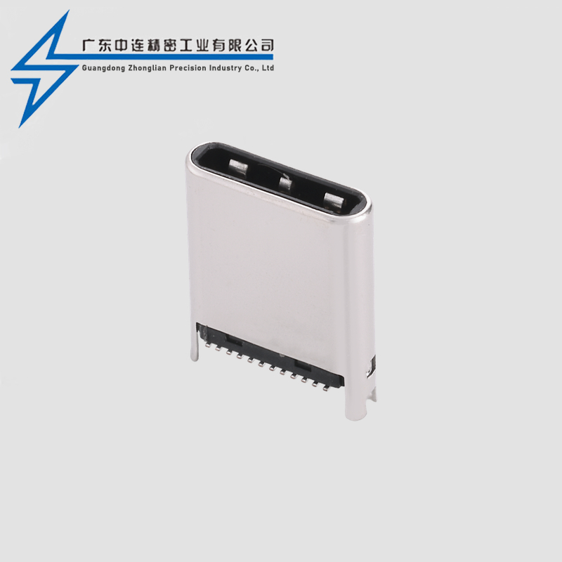 TYPE C Male 24P Stand up Adhesive 8.8H