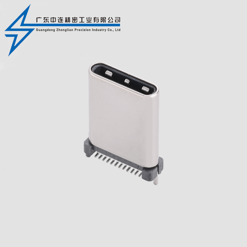 TYPE C Male 24P Stand up Adhesive 9.0H Four Legs