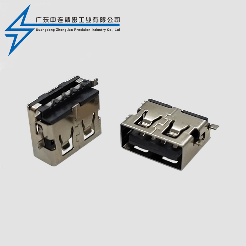 AF short body 11.0 sinking board 1.9 terminal SMT straight edge four pin full paste