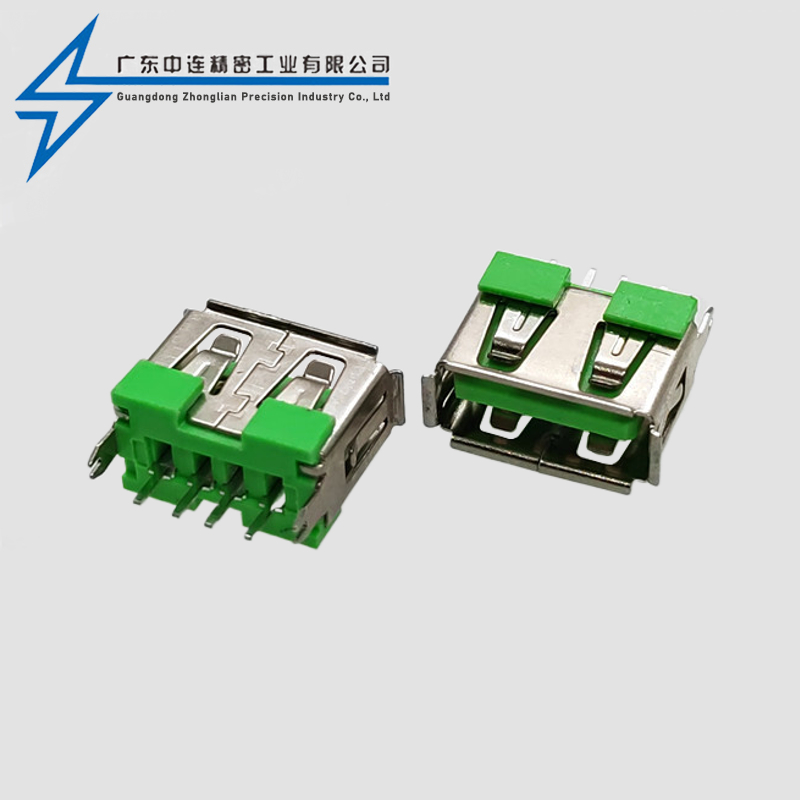 AF180 degree straight insertion short body 10.0 rolled edge green adhesive
