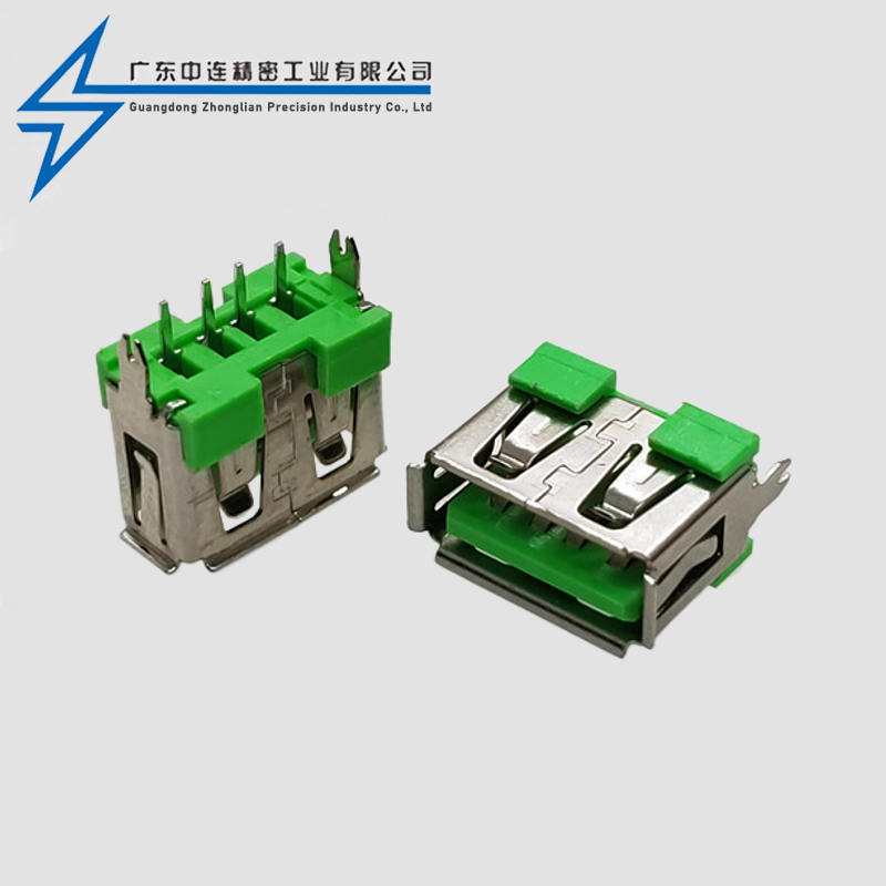 AF180 degree straight insertion short body 10.0 rolled edge green adhesive