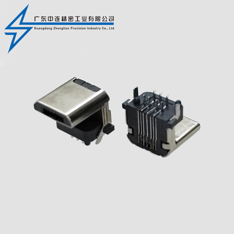 MICRO male 7PIN with column pad height plug board
