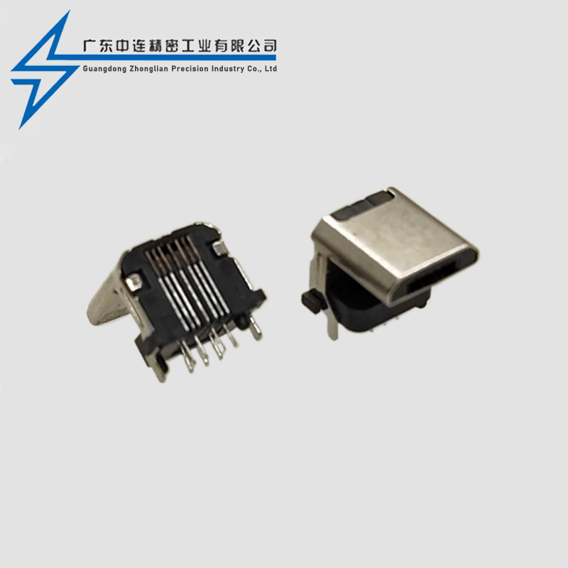 MICRO male 7PIN with column pad height plug board