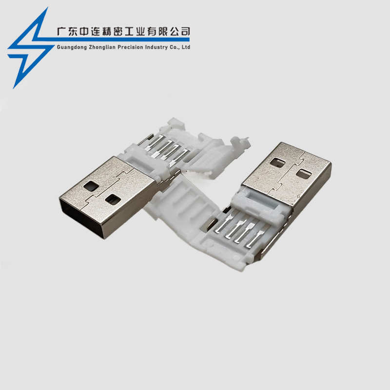 A male welding wire folding headless
