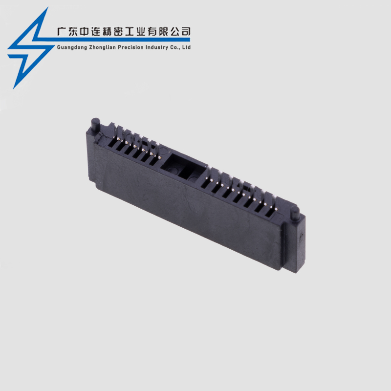 SATA7+6P female seat 180 degrees H7.0