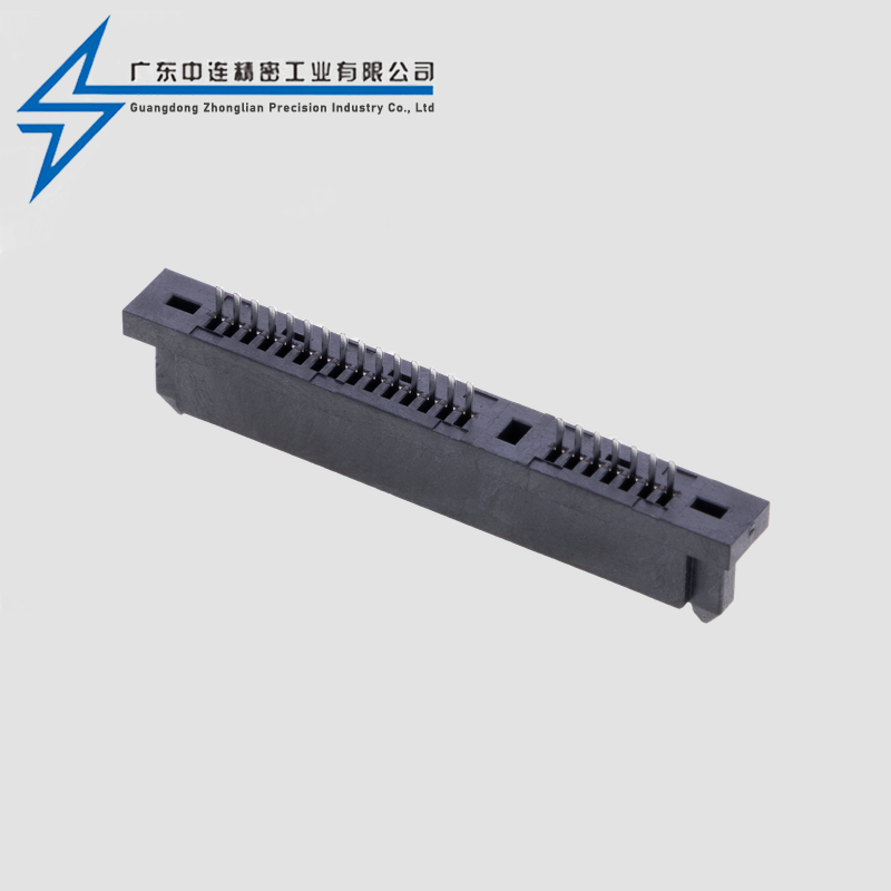 SATA7+15P short body single row 180 degree PC2.4