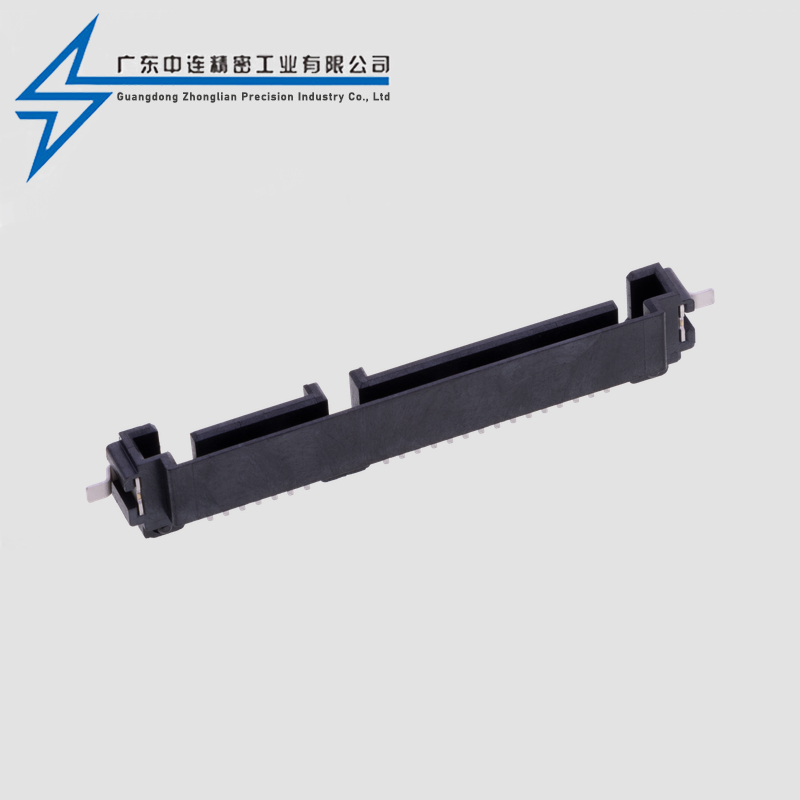 SATA7+15P male seat three sided SMT H=2.2mm