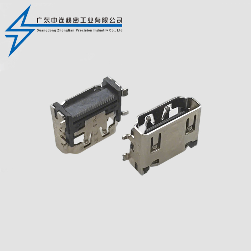 HDMI A TYPE full mount female socket