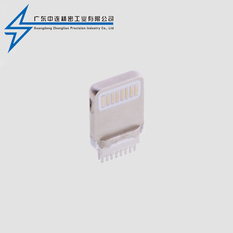 Apple male head clamp with 0.8 narrow PIN and no glue wrapping