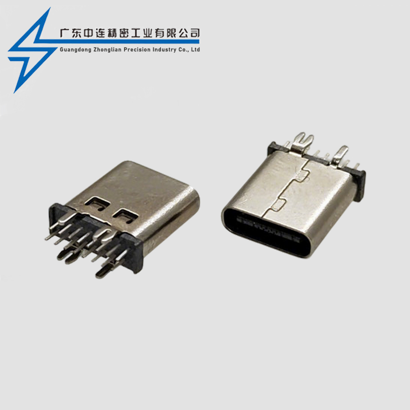 TYPE C female seat 16P10.0 straight insertion