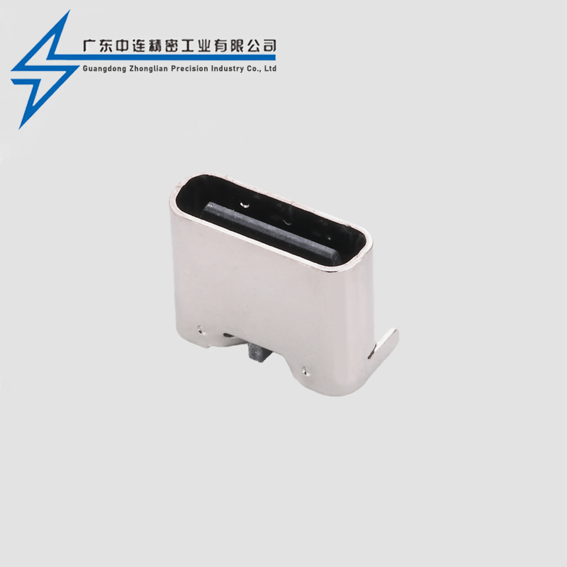 TYPE C Female Seat 6P Board SMT Rear Two Feet