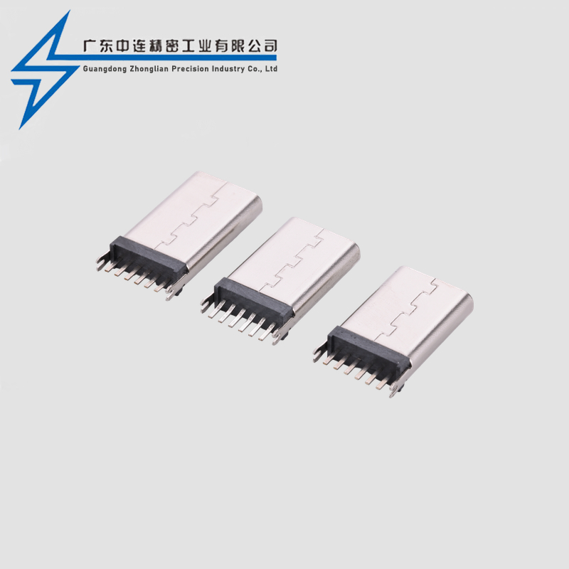 TYPE C female seat 6P vertical plug 13.1-13.7-15.0H