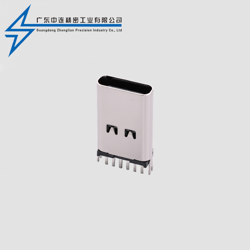 TYPE C female seat 6P vertical plug 13.1-13.7-15.0H