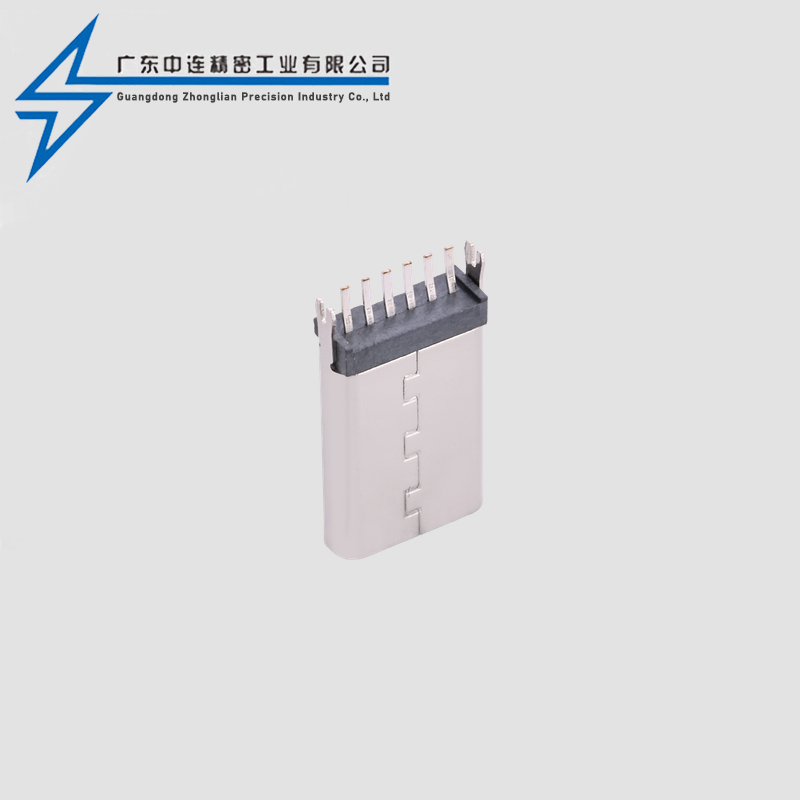 TYPE C female seat 6P vertical plug 13.1-13.7-15.0H