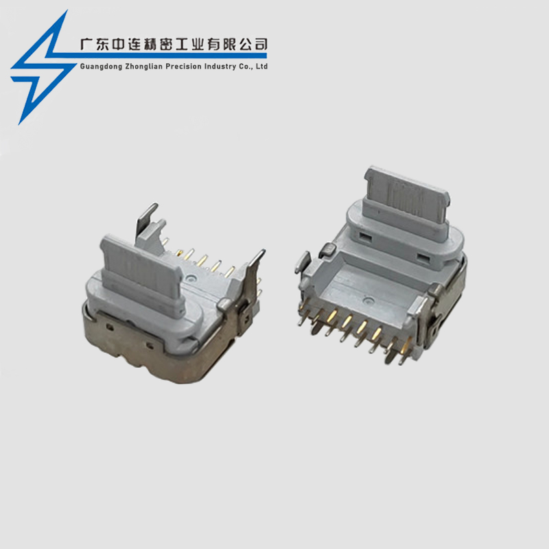 TYPE C female seat 16P 90 degree PD 20W