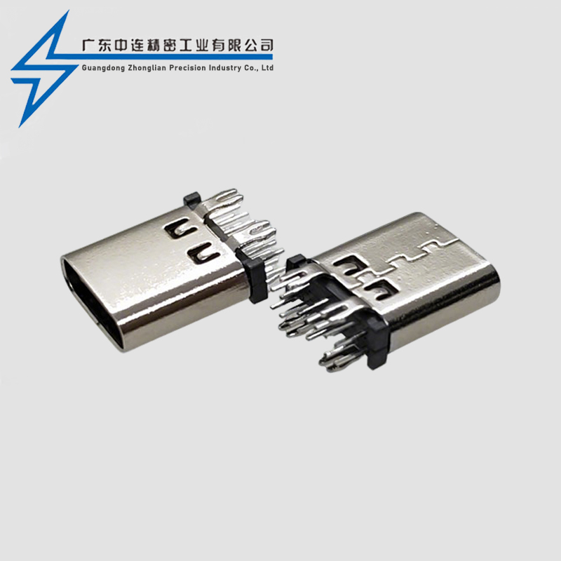 TYPE C female seat 14P straight insertion 10.0MM