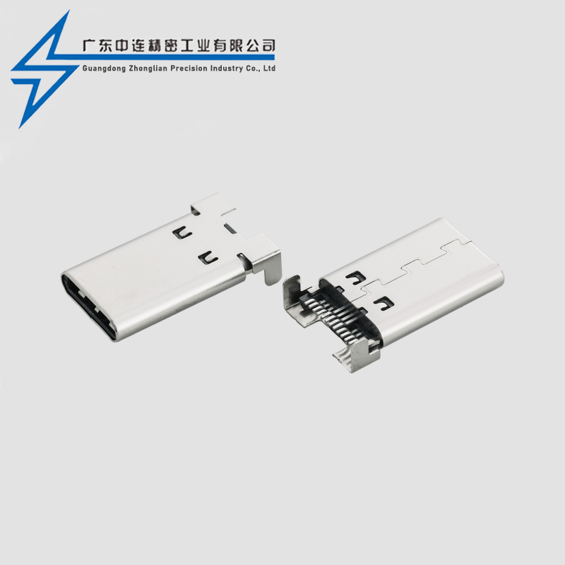 TYPE C Male Head 12P Sink SMT