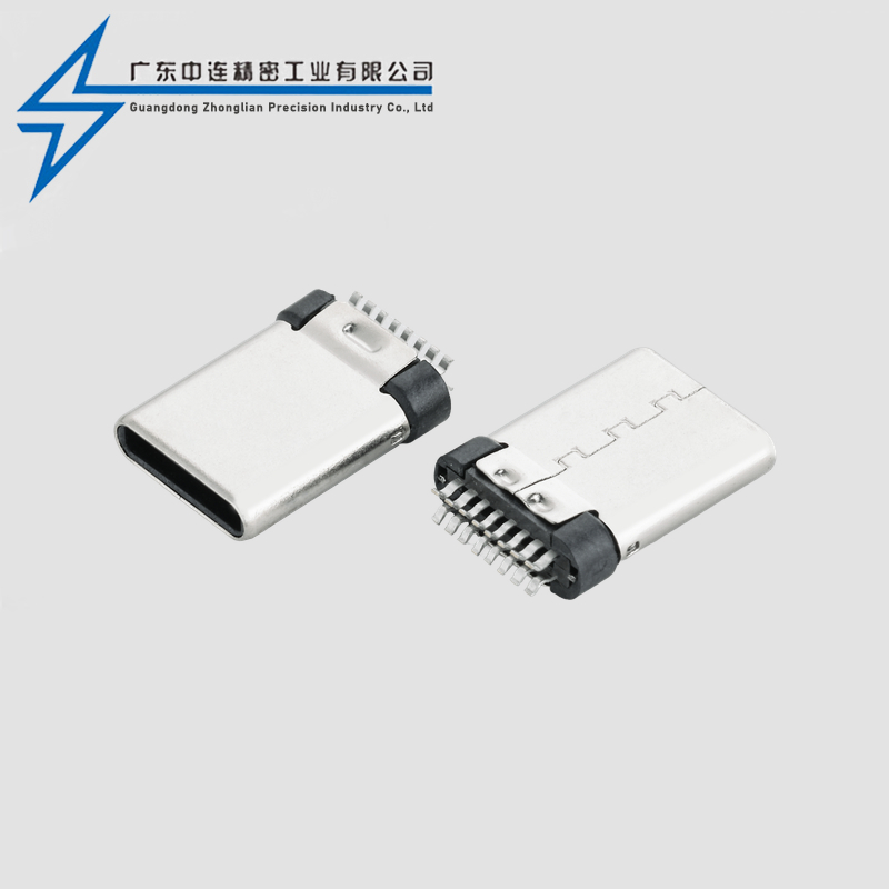 TYPE C Male Head 16P Clamp Riveted Sheath Single Head