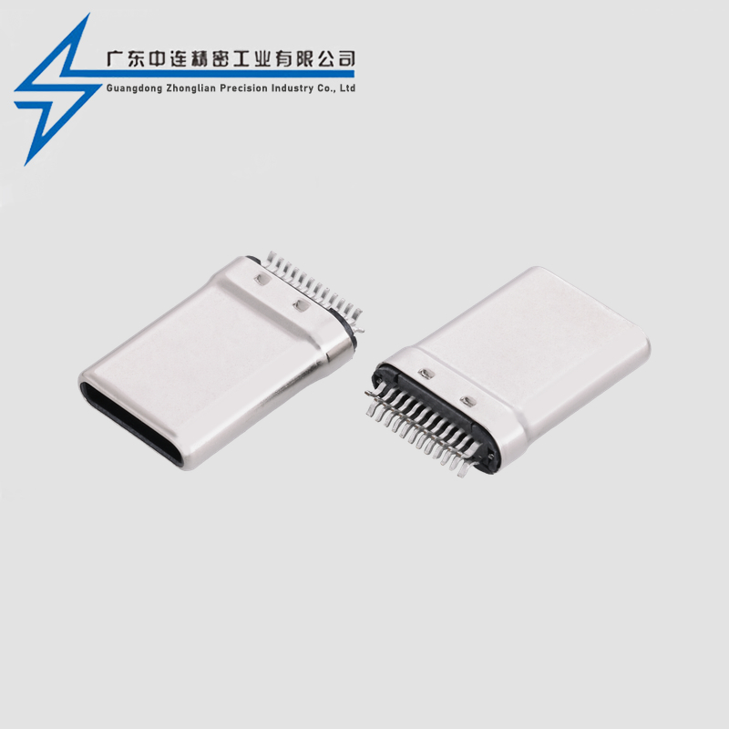 TYPE C Male 24P Clamp Stretch Sheath Single Head