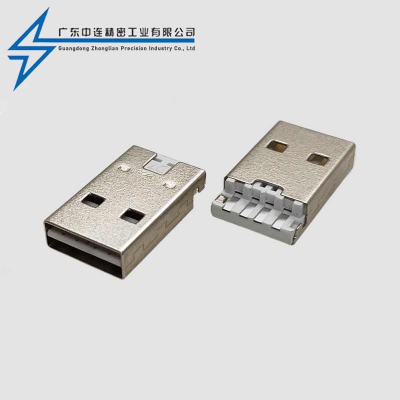 A short body solder wire double-sided plug DB model