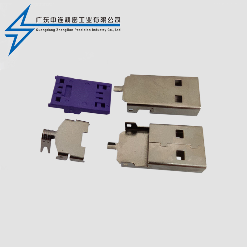 A three piece set of high current purple welding wire