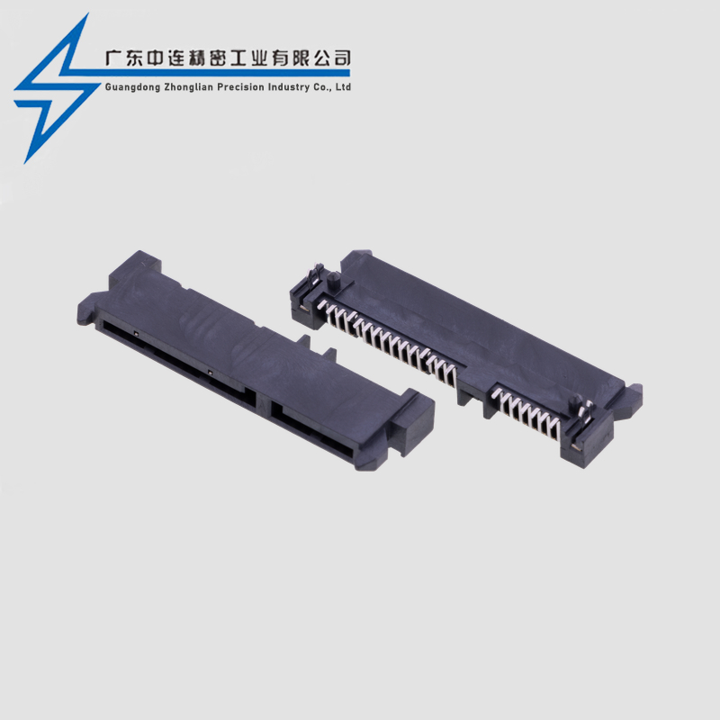 SATA7+15P5.0 board SMT2.08-hole fish fork LCP material