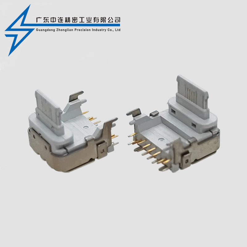 TYPE C female seat 16P 90 degree PD 20W
